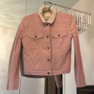 pink sherpa jacket